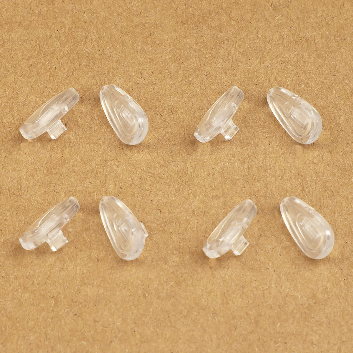 4 Pairs Clear Replacement Nose Pads Piece for Oakley Socket 5.5 OX3218 Eyeglass