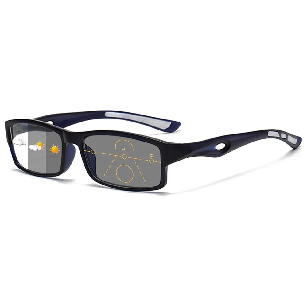 5 Packs Mens Rectangle Half Frame Reading Glasses Blue Light Blocking Readers 4