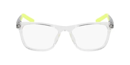 BRAND NEW KIDS NIKE 5541 974 Crystal Clear & Blue Eyeglasses 51mm with NIKE Case 2