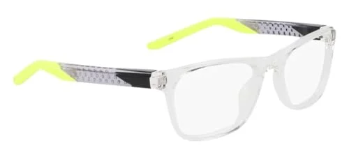 BRAND NEW KIDS NIKE 5541 974 Crystal Clear & Blue Eyeglasses 51mm with NIKE Case 4