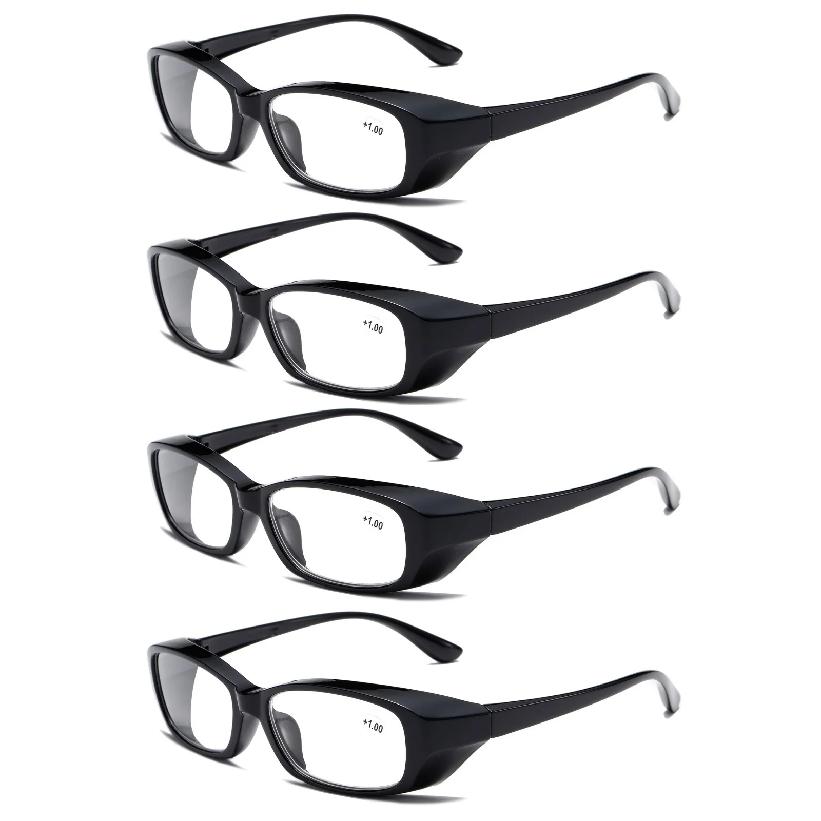 Extra Large Full Rim Reading Glasses Men Women Readers TR90 Eyeglass Frames 3