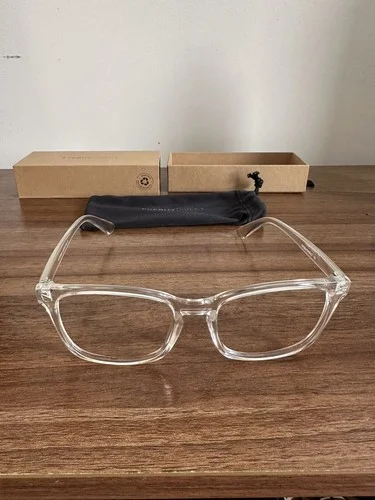 Eyebuydirect Uptown 52-18-142 C1 Clear Plastic Eyeglasses FRAMES ONLY 2