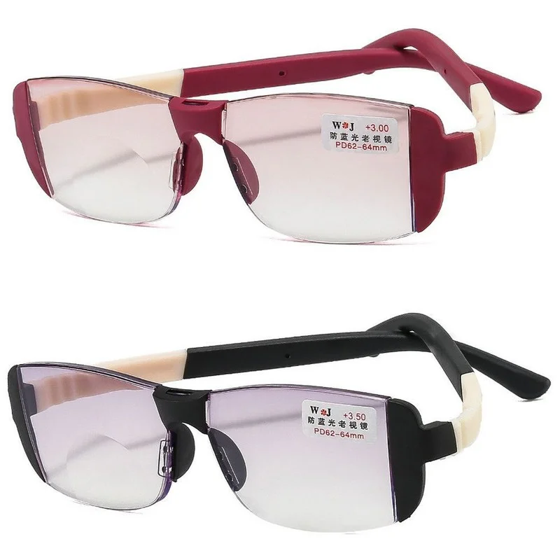 New Reading Glasses Unisex Ultralight PC Frame Portable Presbyopic Eyeglasses High-definition Vision Care Eyewear +1.0~+4.0