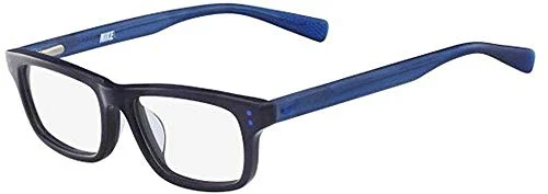 Nike Kids Eyeglasses Frames 5535 070 Black Clear Grey Rectangular 48-14-130