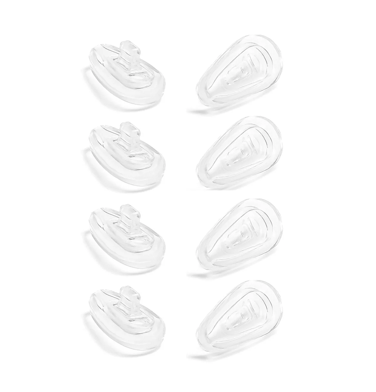 Oakley Upturn OX8192D Eyeglasses Clear Silicon Replacement Nose Pads Genuine 3