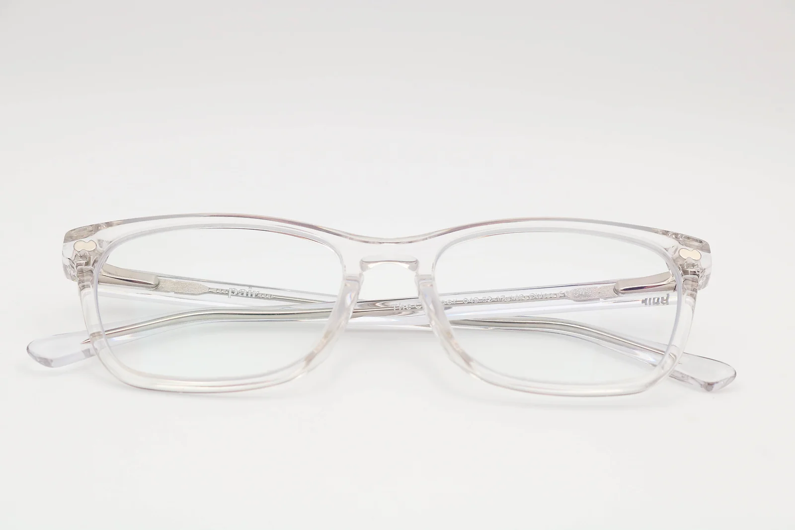 Pair The Casper Clear Rectangle 049 Eyeglasses Frames 52-17-140 2