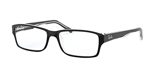 Ray-Ban Eyeglasses Frames RB5360 2034 Black Clear Cat Eye Full Rim 54-18-145