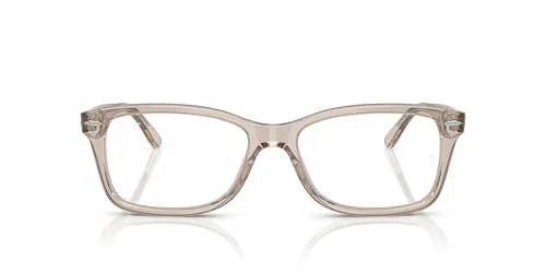 Ray-Ban RB5254 5058 Taupe Gray & Clear Plastic Rectangular Eyeglasses Frames