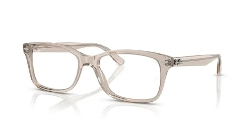 Ray-Ban RB5254 5058 Taupe Gray & Clear Plastic Rectangular Eyeglasses Frames 2