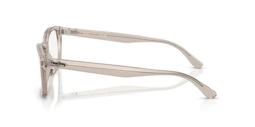 Ray-Ban RB5254 5058 Taupe Gray & Clear Plastic Rectangular Eyeglasses Frames 3
