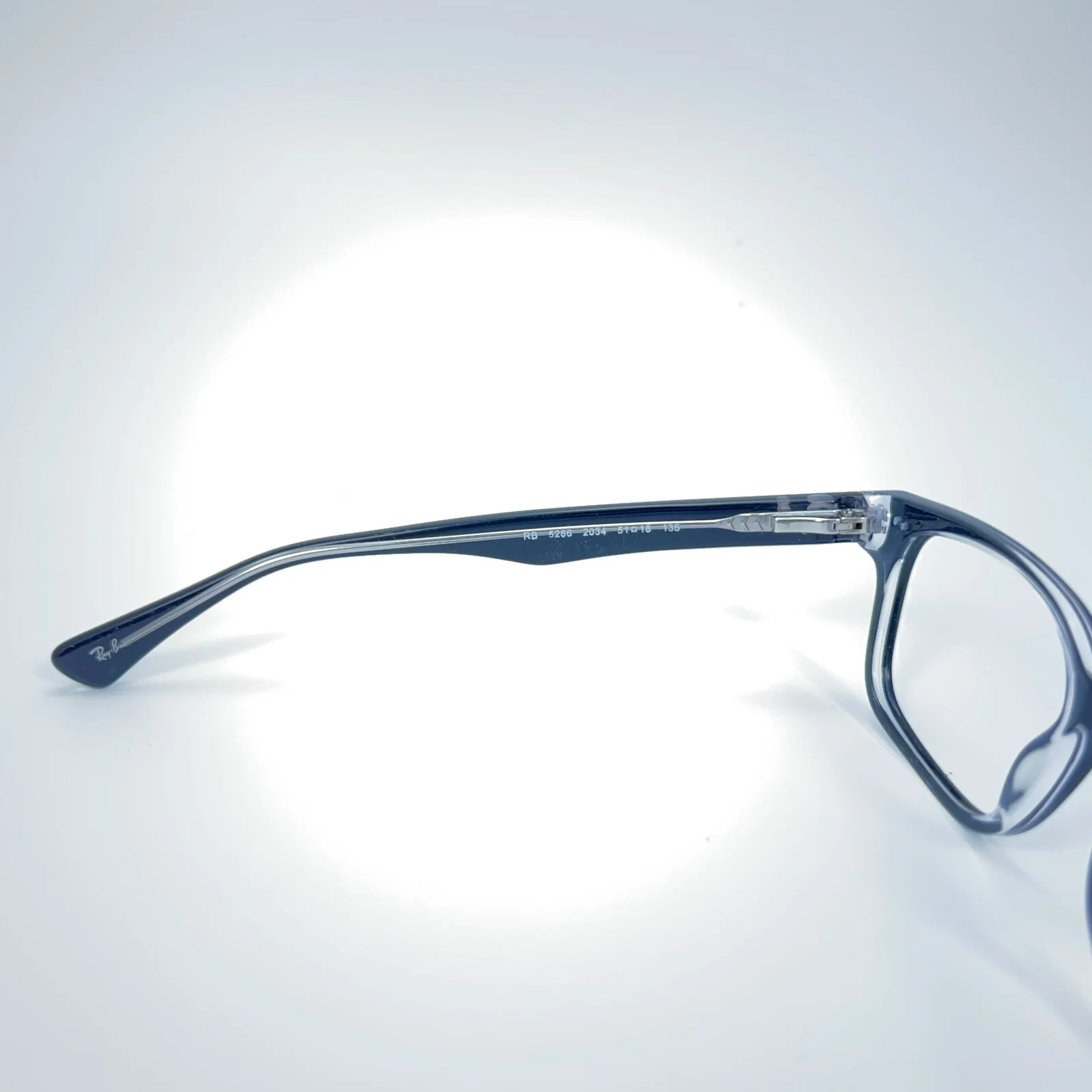 Ray-Ban RB5286 2034 Eyeglasses Frames Black Clear Full Rim 51-18-135 4