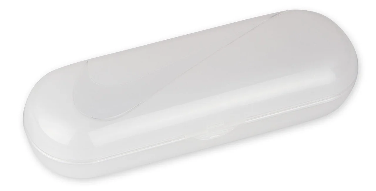 **SMALL** NEW - AUTHENTIC - NIKE - CLEAR - HARD EYEGLASSES CASE
