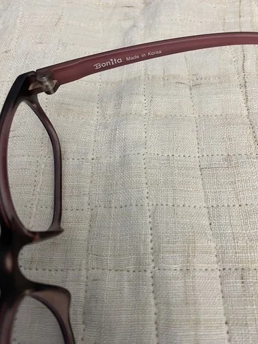 Women Burgundy Red Clear Lens Non Prescription Sexy Glasses Eyeglasses Frame 2